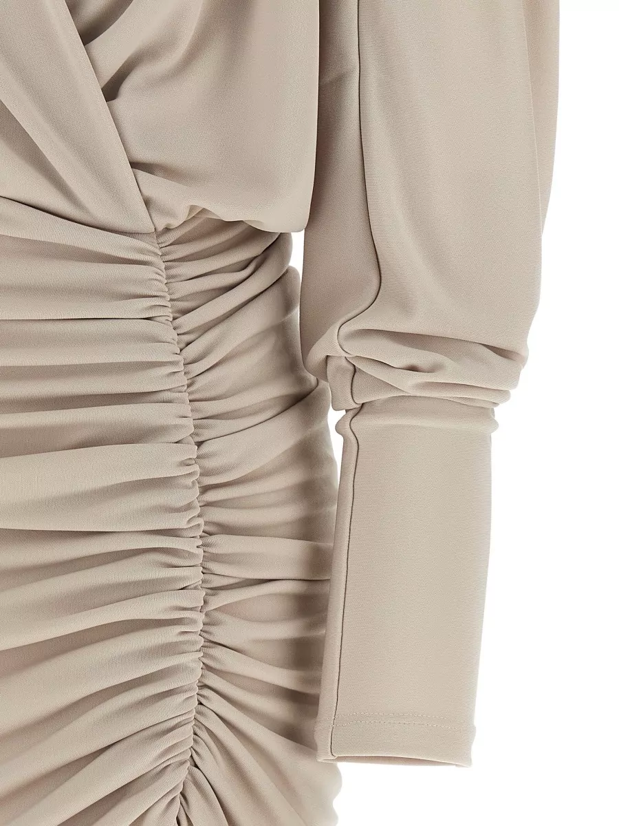 The Andamane Asymmetric Hooded Mini Dress