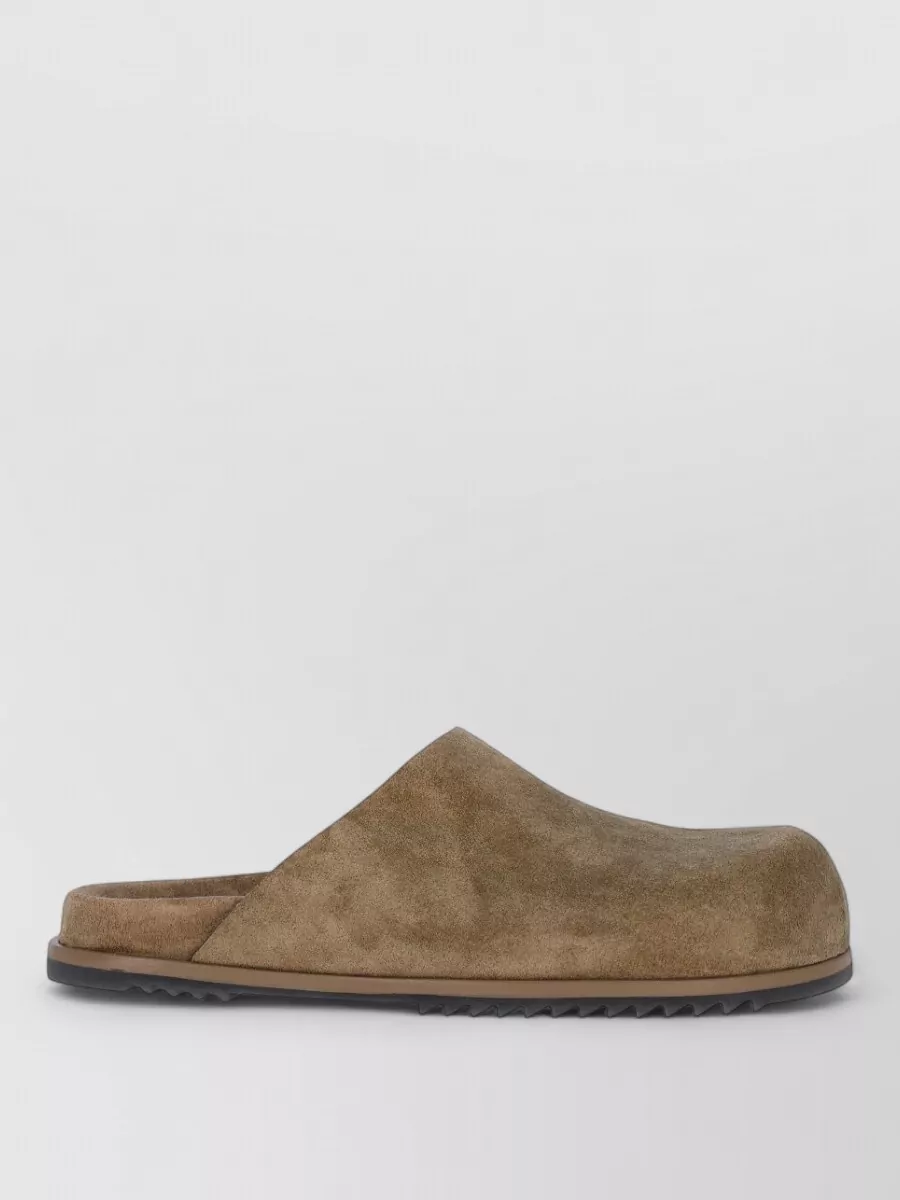 Rick Owens Leather Slippers