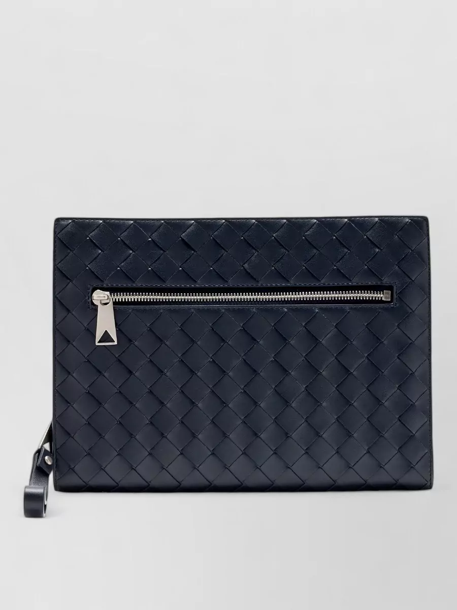 Bottega Veneta Leather Braided Clutch Bag