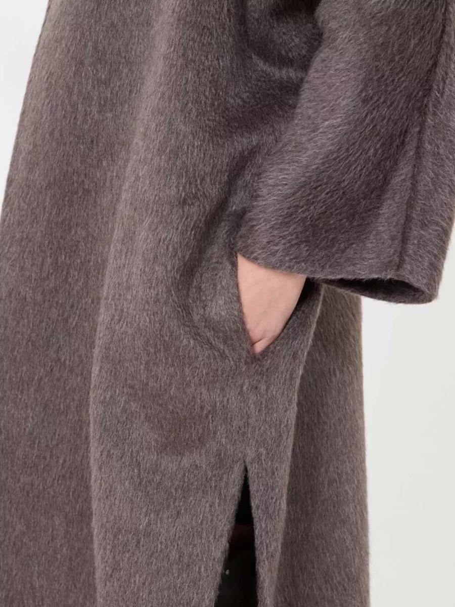 Max Mara Camel Hair Mohair Oversized Long Coat