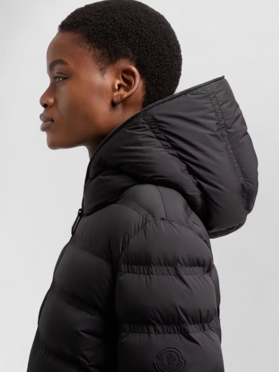 Moncler Alete Short Hooded Down Jacket