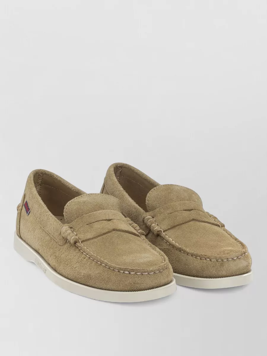 Sebago suede leather boat shoes