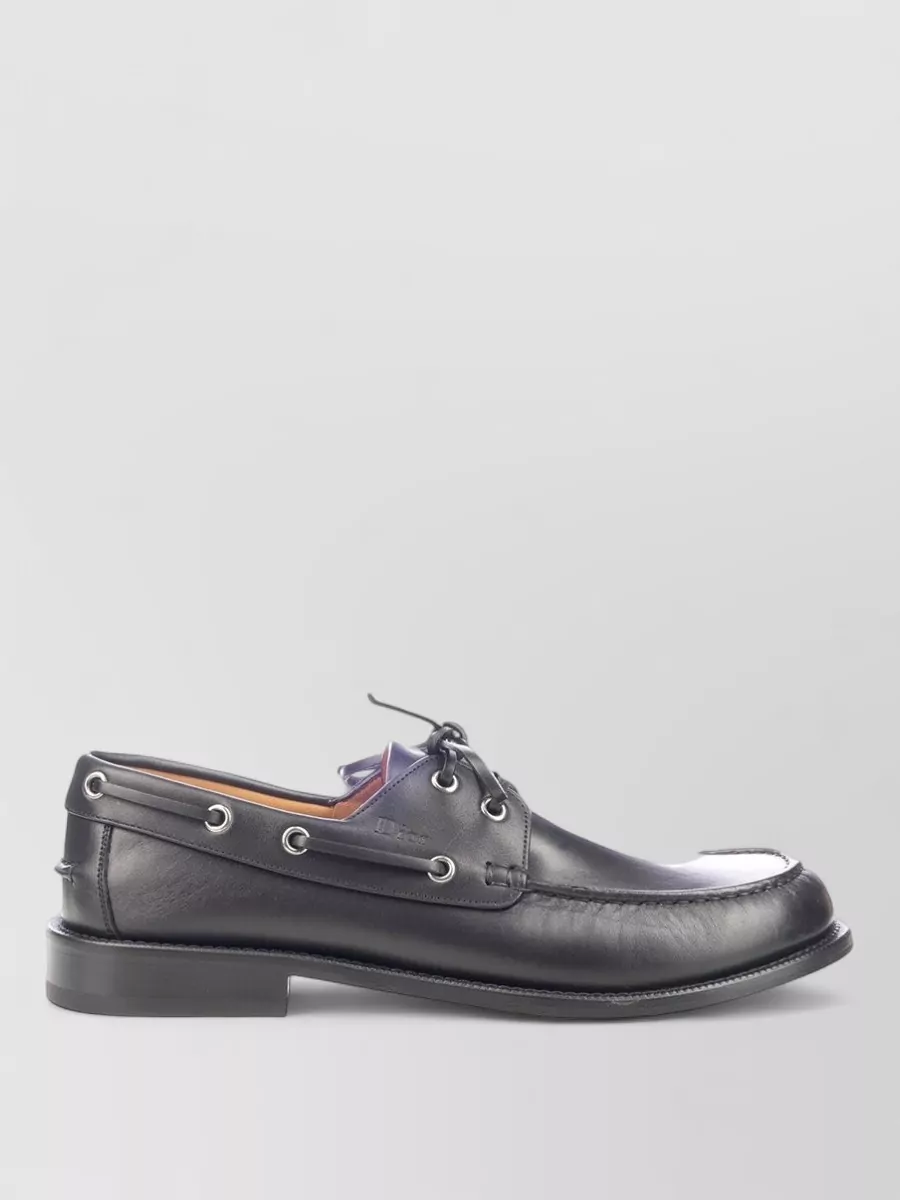 Christian Dior Leather Boat Shoes