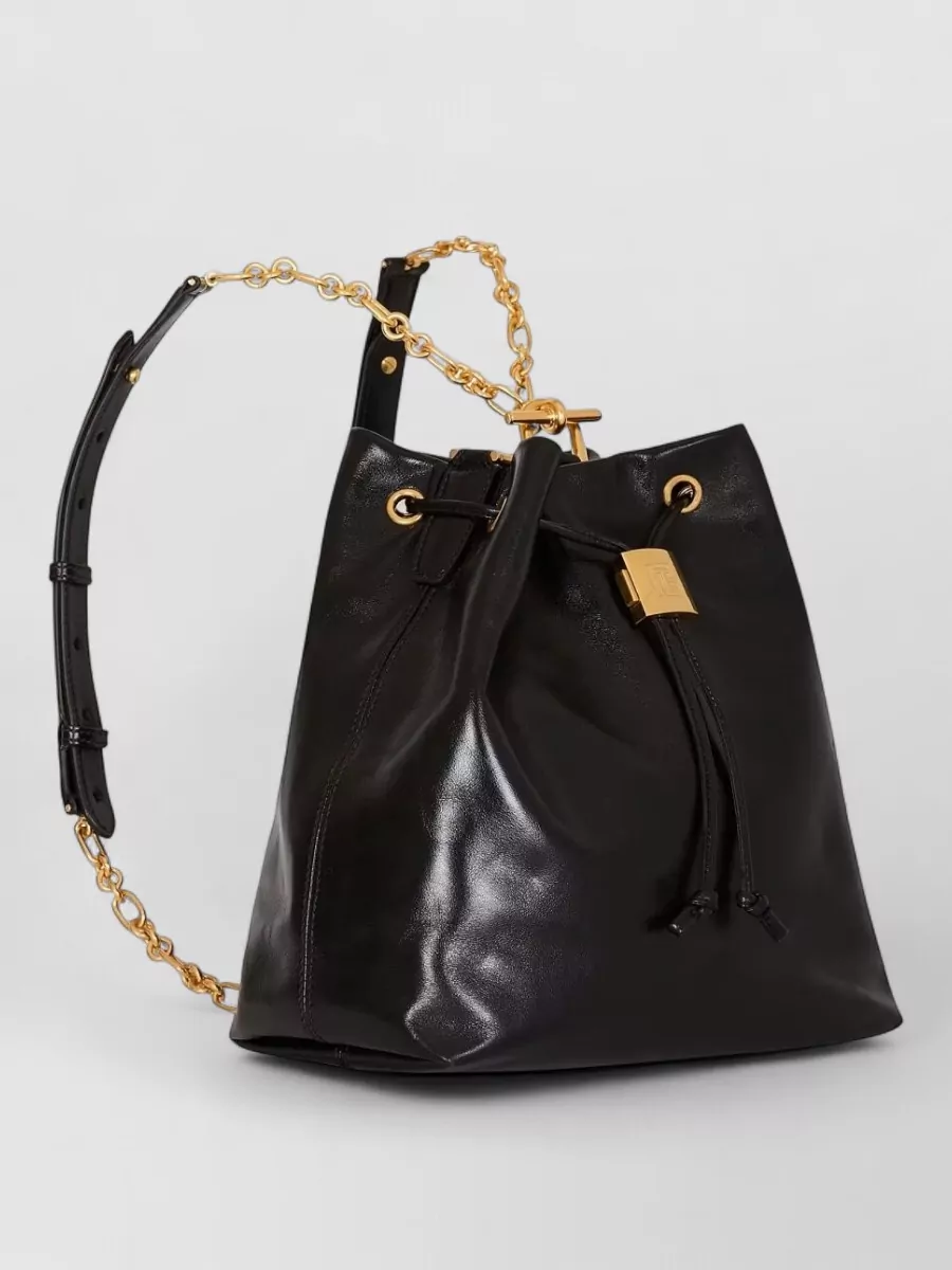 Balmain Leather Convertible Backpack