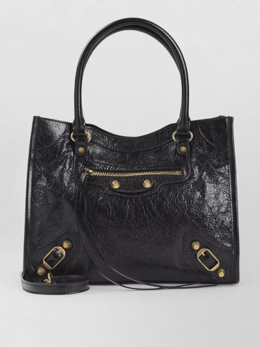 Balenciaga Le City Mini Leather Shoulder Bag