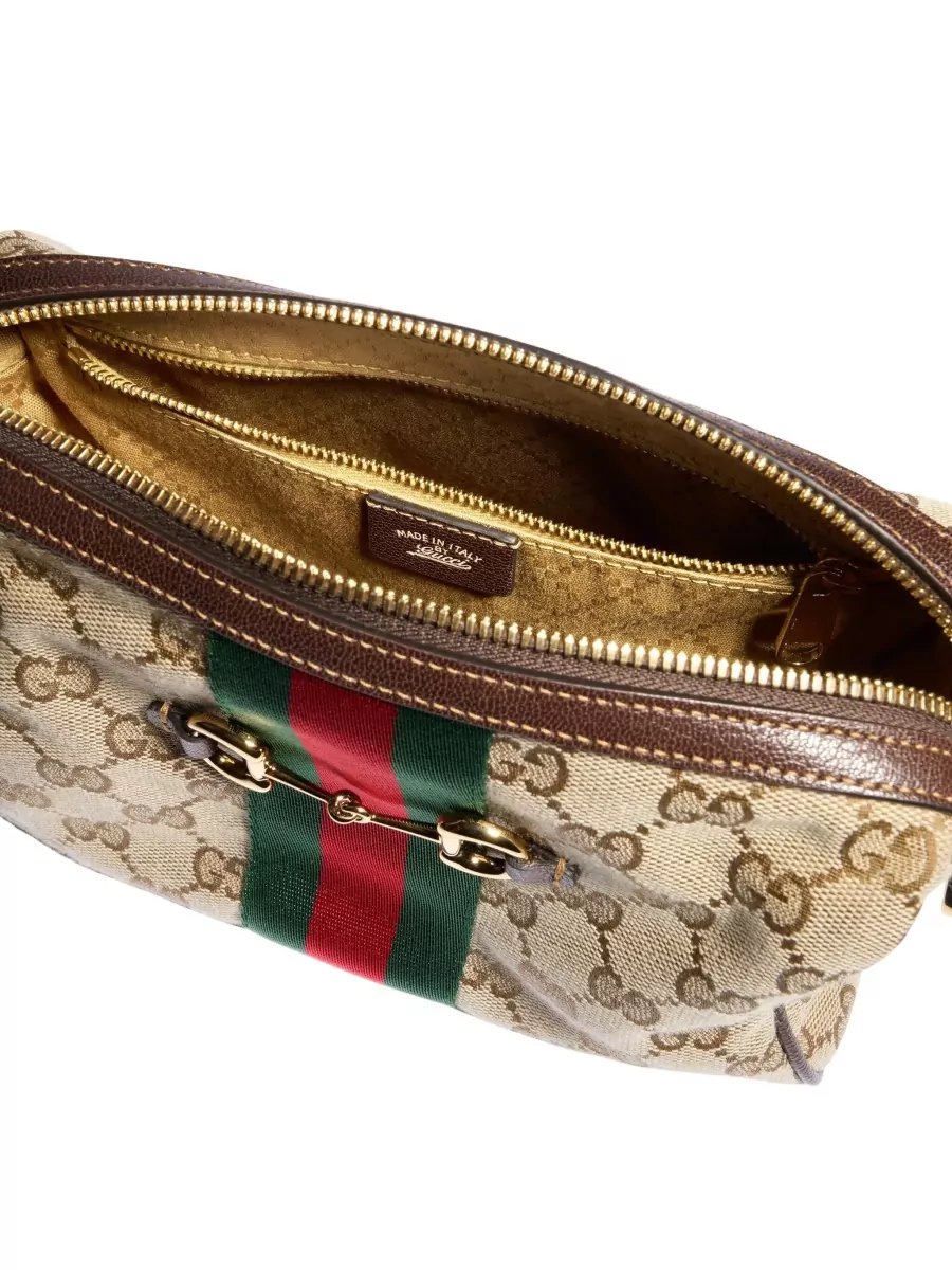 Gucci Horsebit 1955 Small Fabric Belt Bag