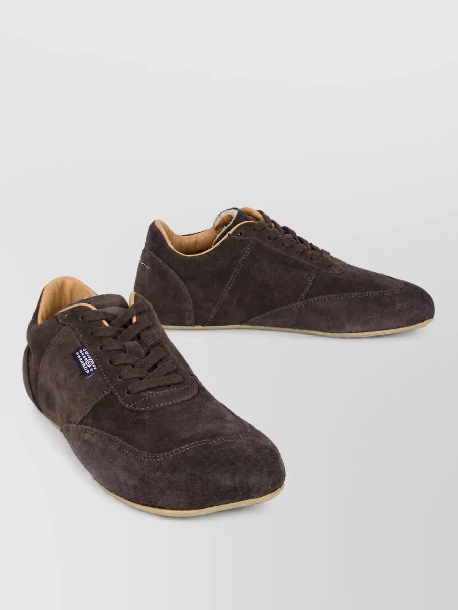 Mm6 Maison Margiela suede leather loafers