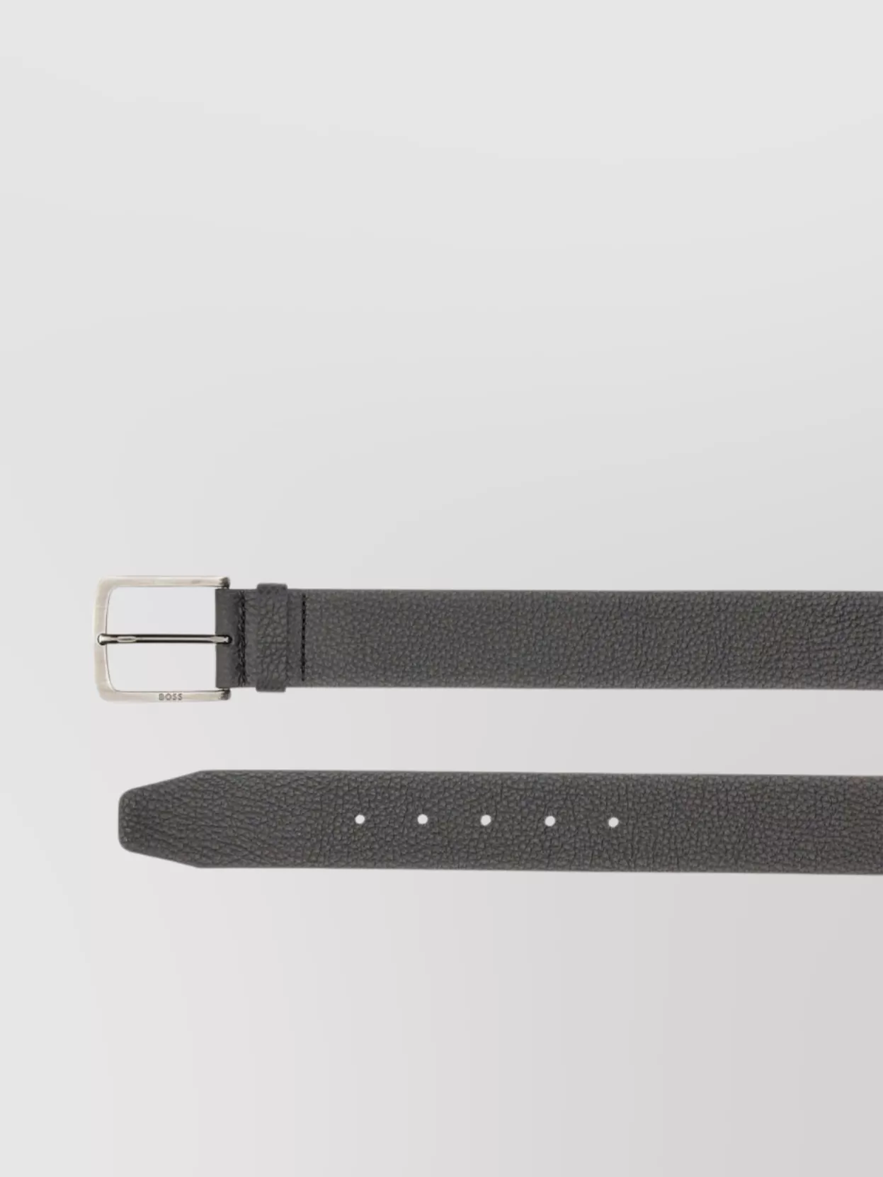 Hugo Boss Jor-gr_sz40 Belt Multiple Holes Textured Finish