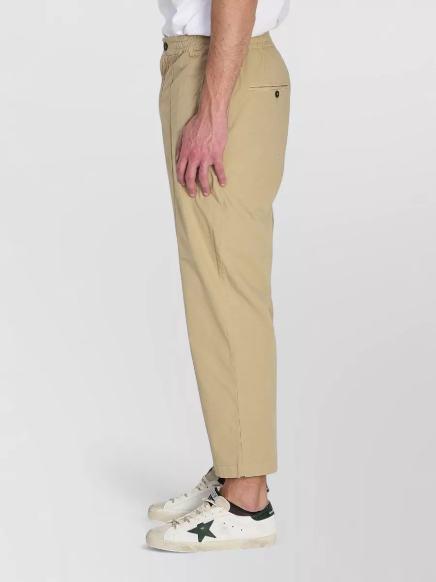 Barena Mid-Rise Wide-Leg Cropped Trousers