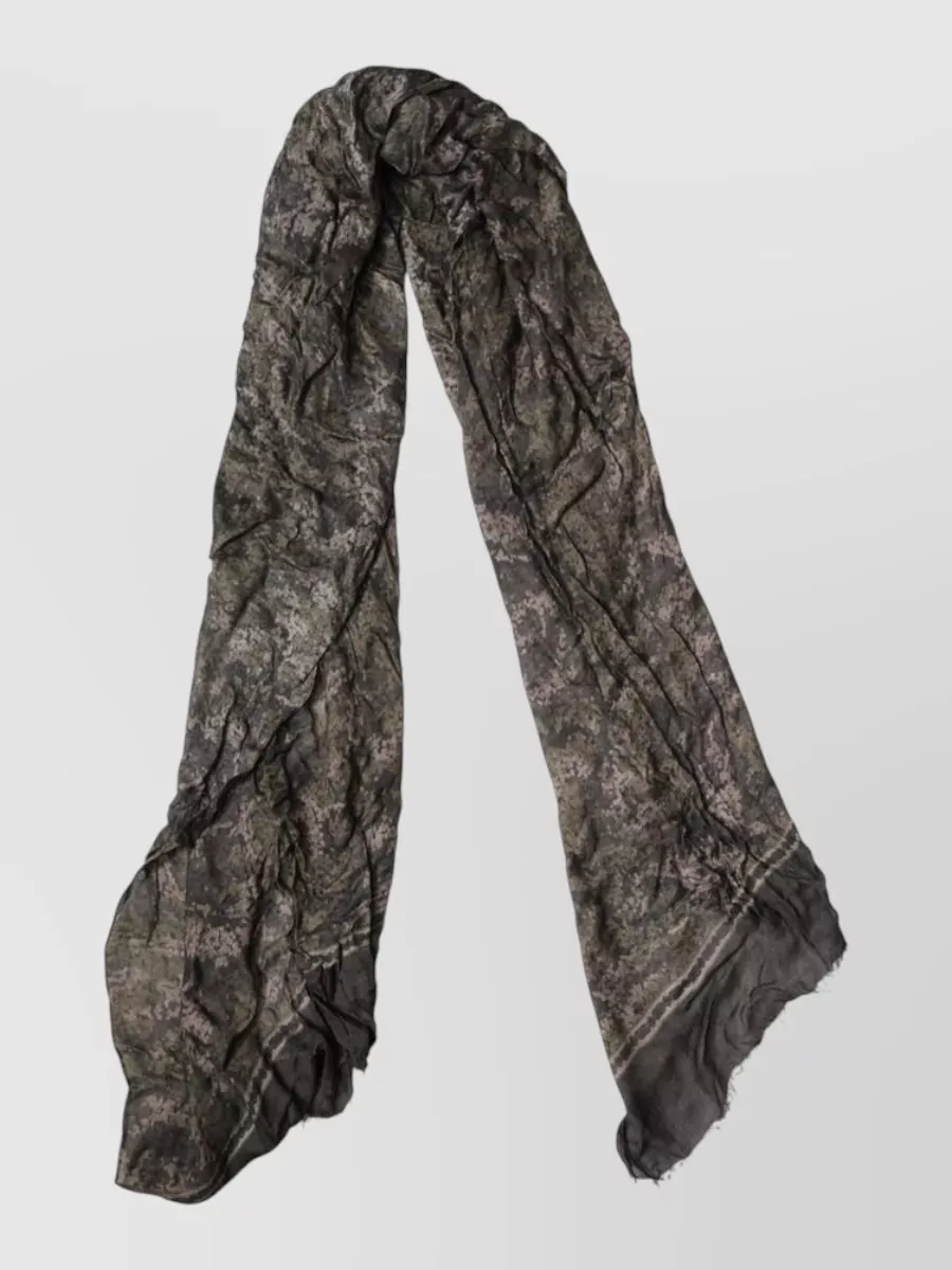Dolce&Gabbana cashmere modal camouflage scarf