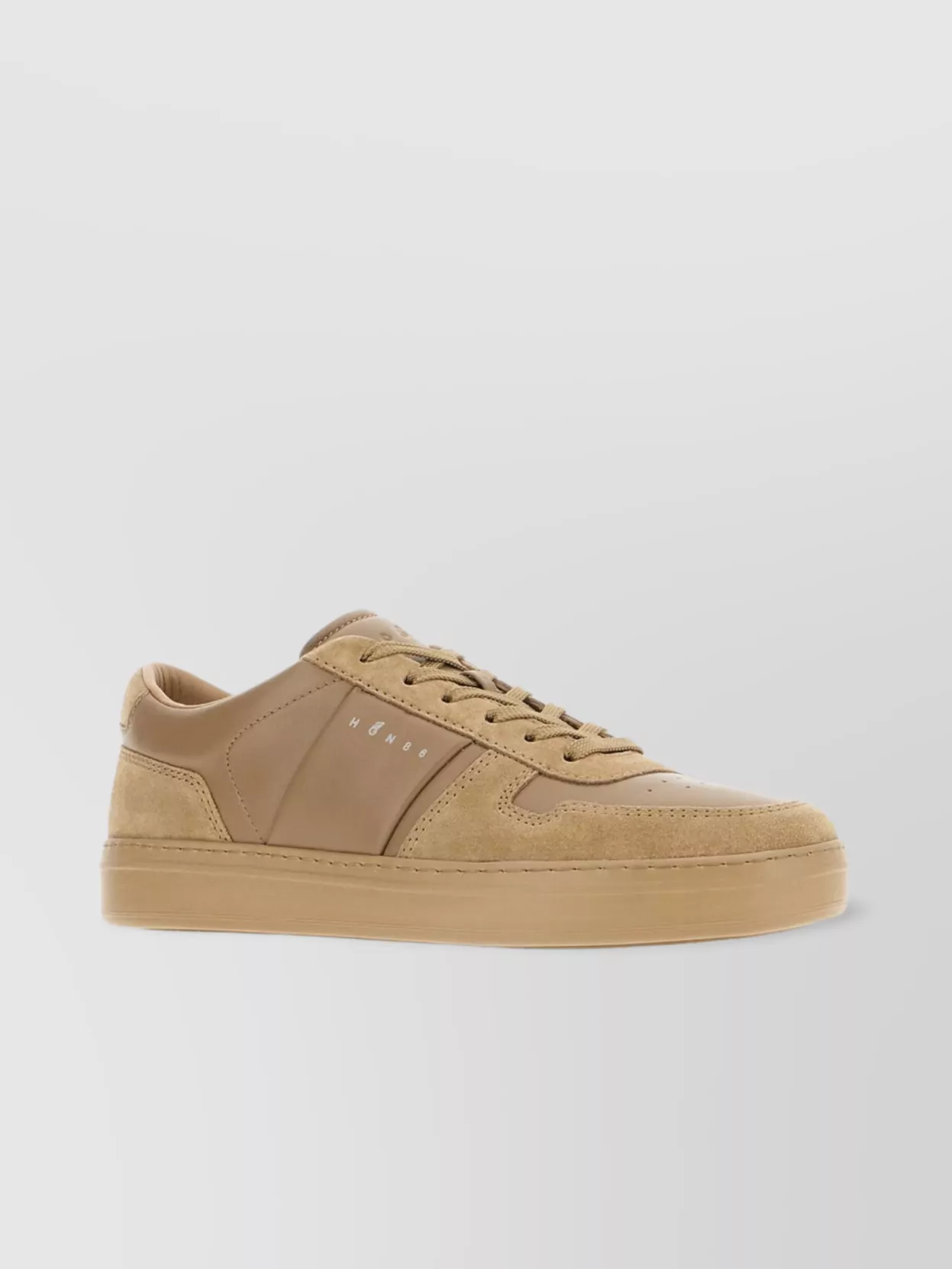 Hogan Suede And Leather Low-Top Sneakers