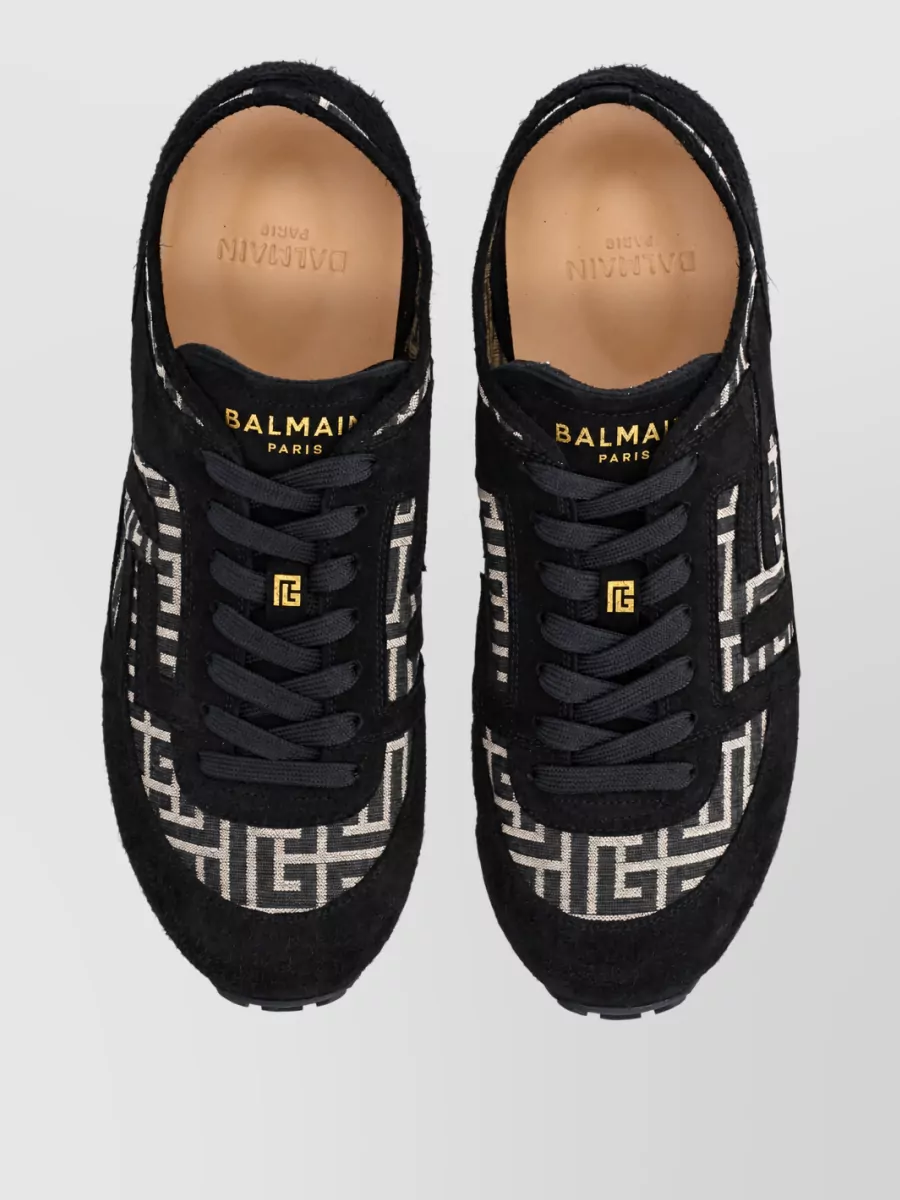 Balmain Leather Racer 45 Sneakers