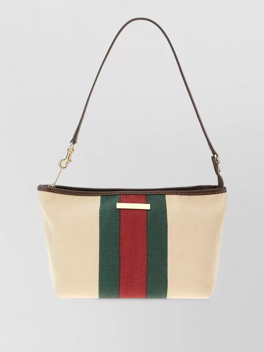 Gucci Na Canvas Shoulder Bag