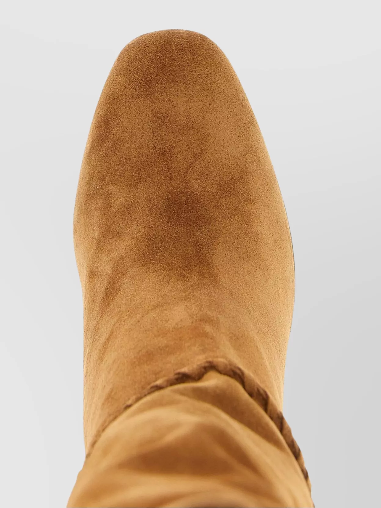 Aquazzura Knee-High Suede Boots Featuring Braided Detailing
