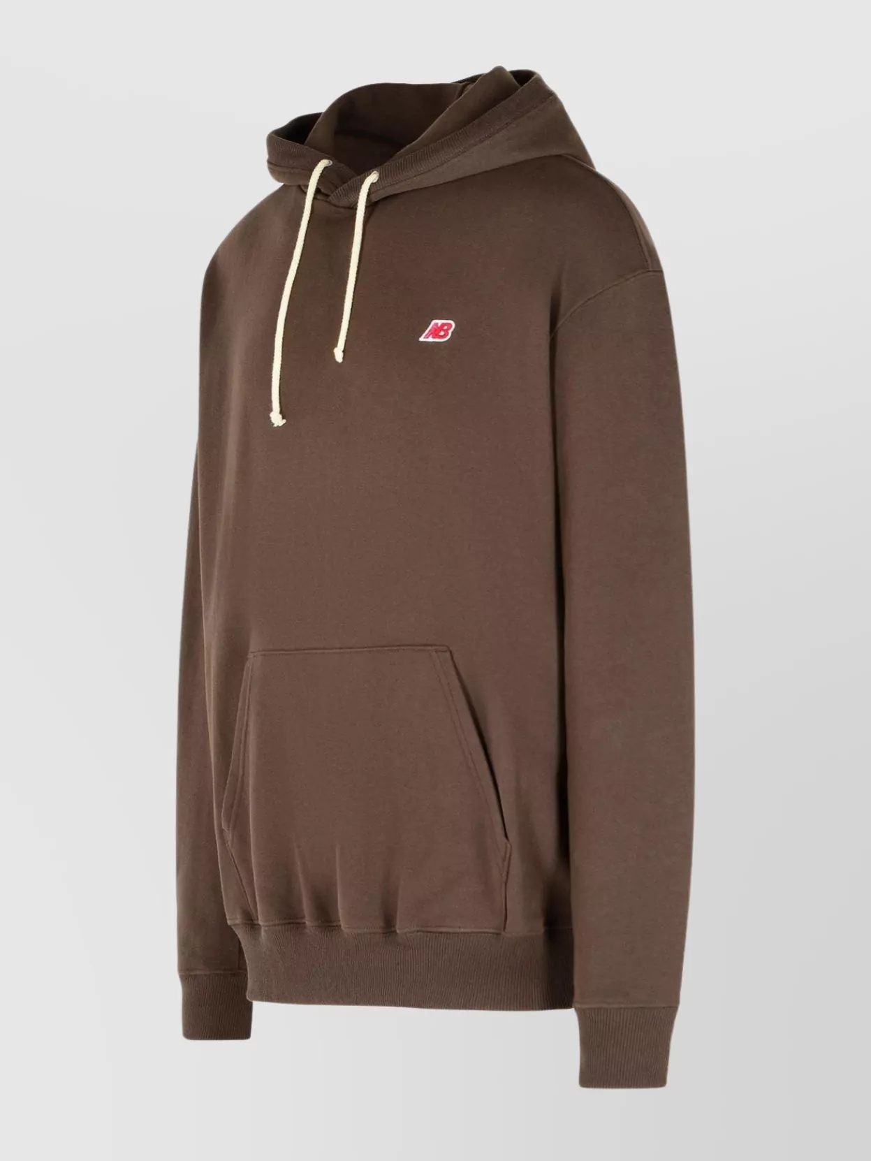 New Balance Hooded Cotton Sweatshirt Kangaroo Pocket