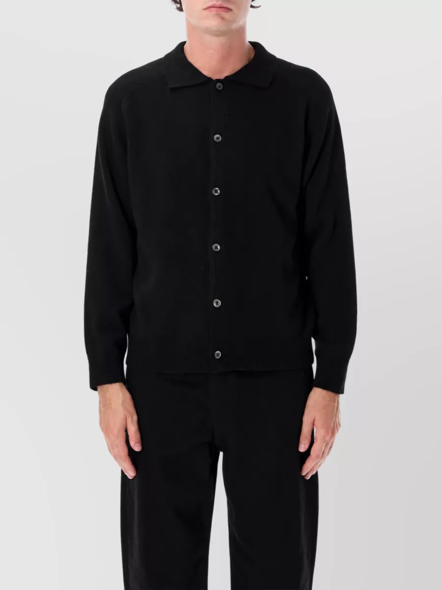 Dunst cashmere collared cardigan