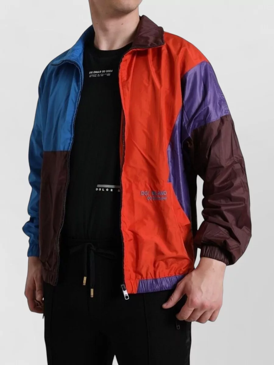 Dolce&Gabbana Colorblock windbreaker jacket