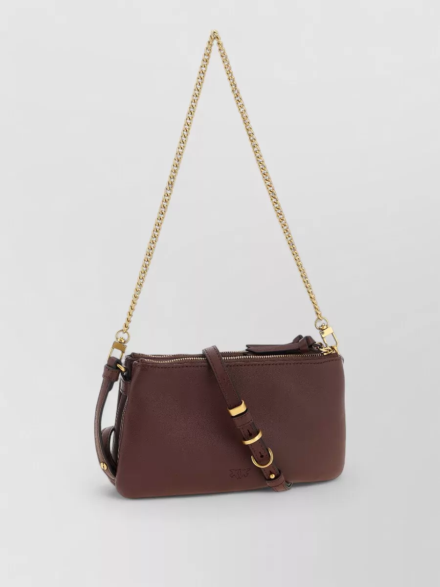 Pinko Love Bag Mini Leather Shoulder Bag