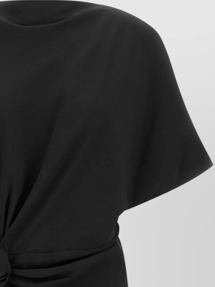 Rotate Birger Christensen Asymmetric Draped Maxi Dress