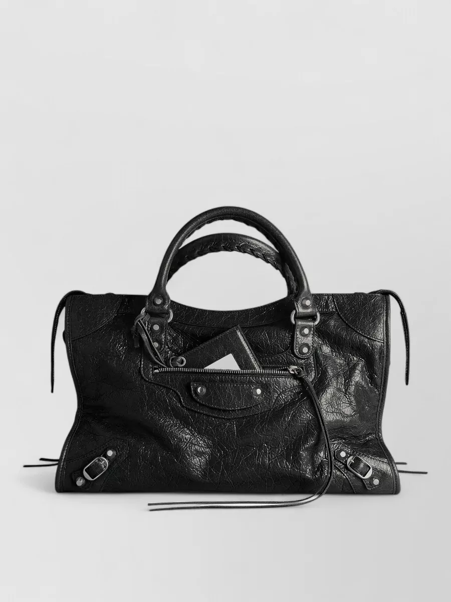 Balenciaga Le City Medium Leather Tote Bag
