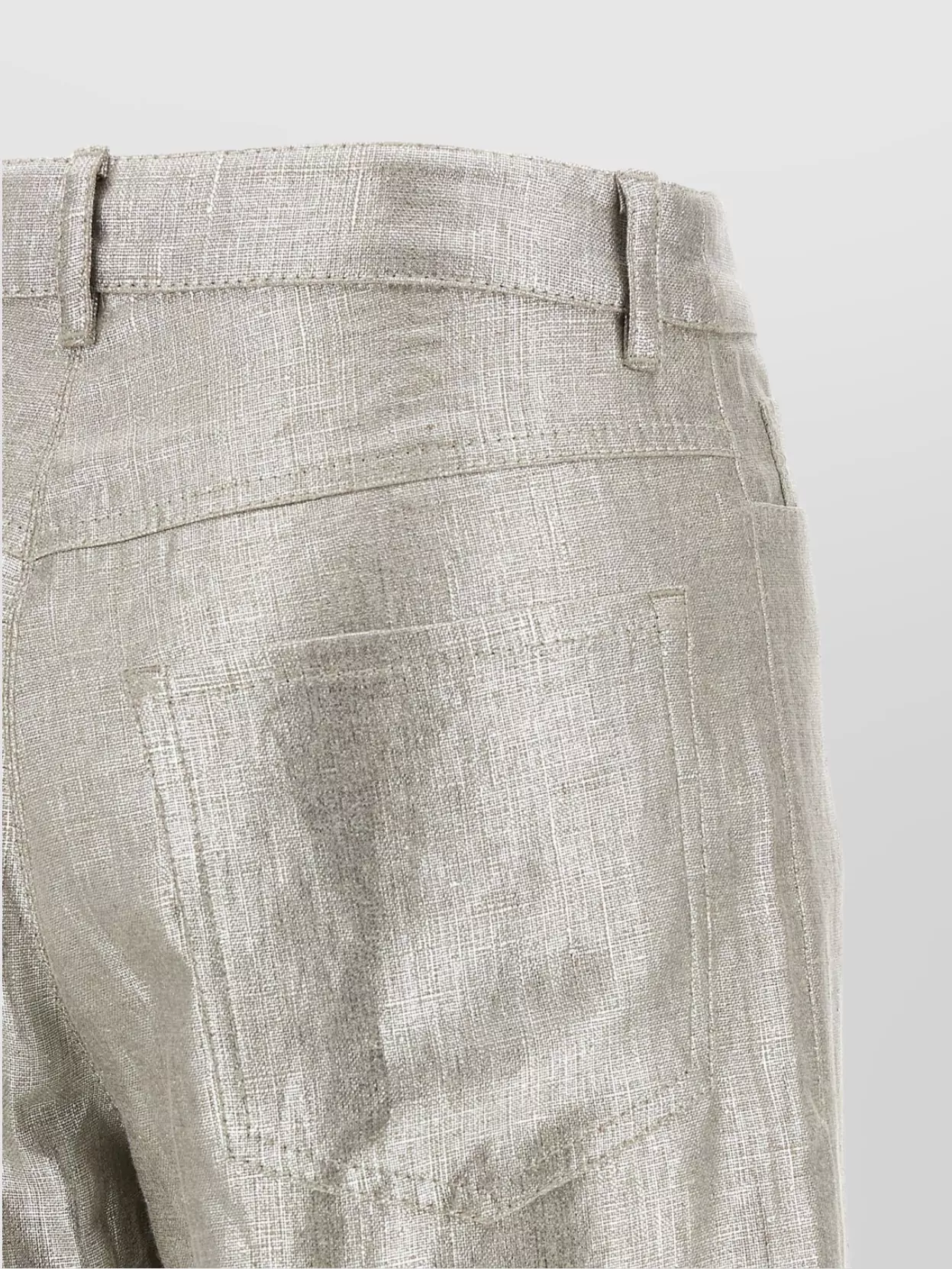 's Max Mara Malika Metallic Linen Wide-leg Pants