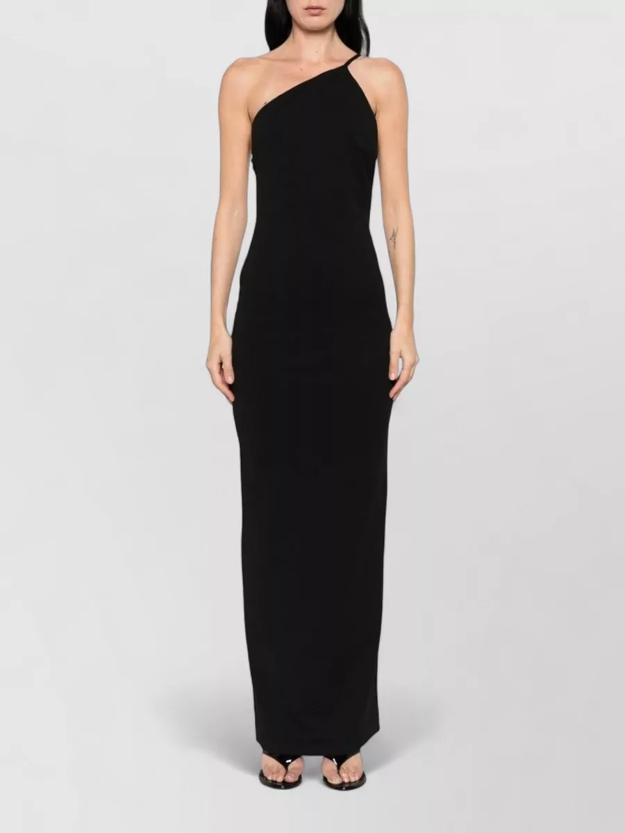 Solace London Asymmetric one-shoulder maxi dress