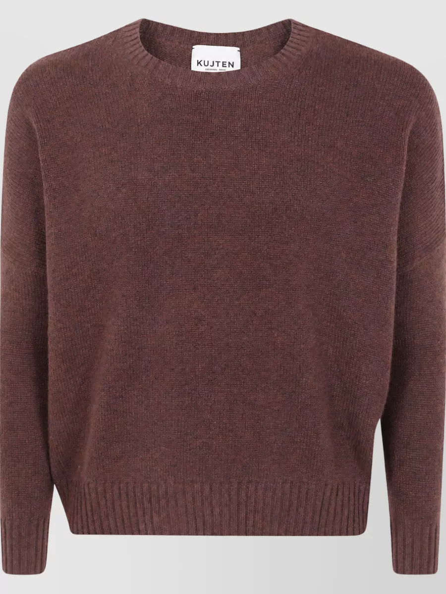 Kujten cashmere round neck sweatshirt