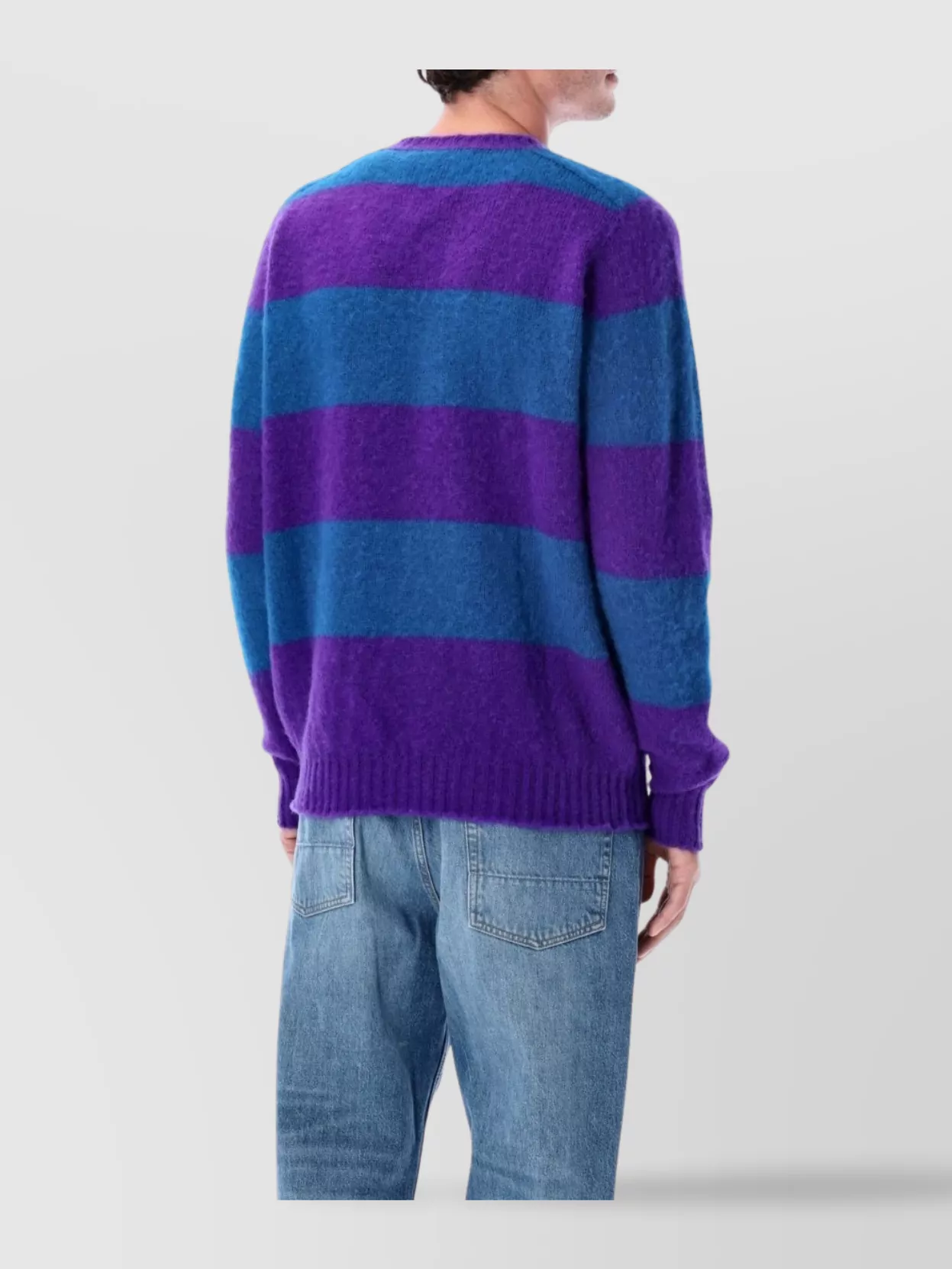 Howlin' Striped-pattern Crew-neck Sweater