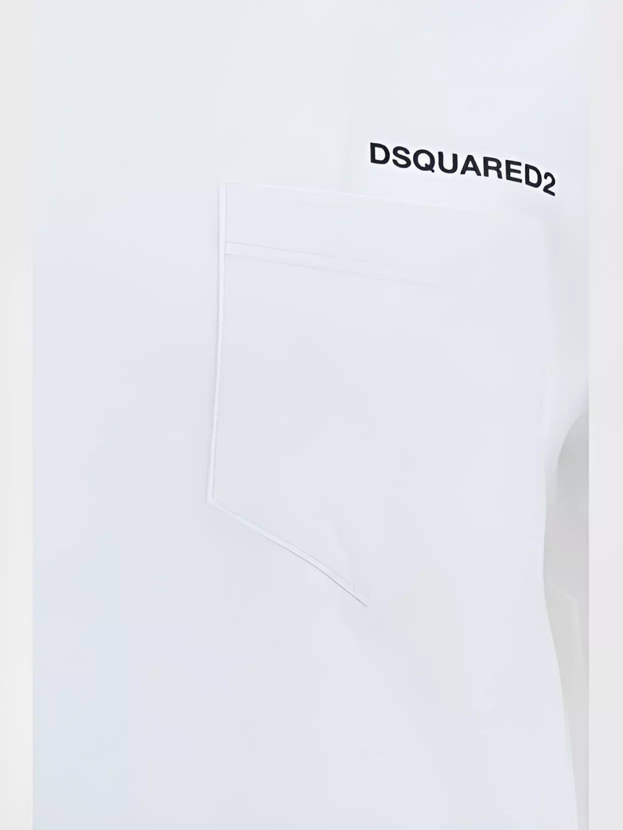 Dsquared2 Regular Fit Cotton T-shirt With Monochrome Pattern In Black
