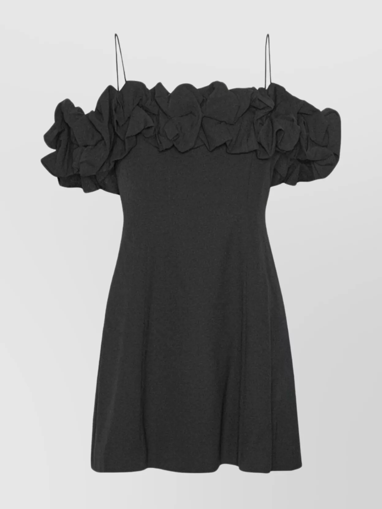 Rotate Off-Shoulder Mini Dress Ruffled Neckline