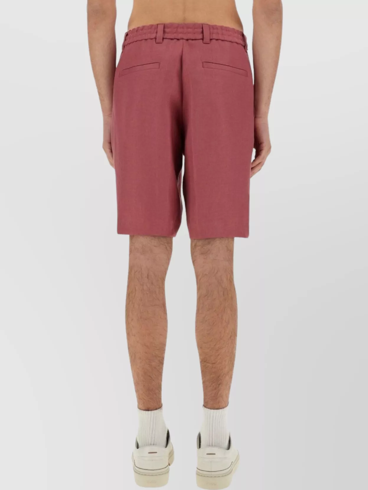 Hugo Boss Elastic Waistband Shorts With Back And Side Pockets