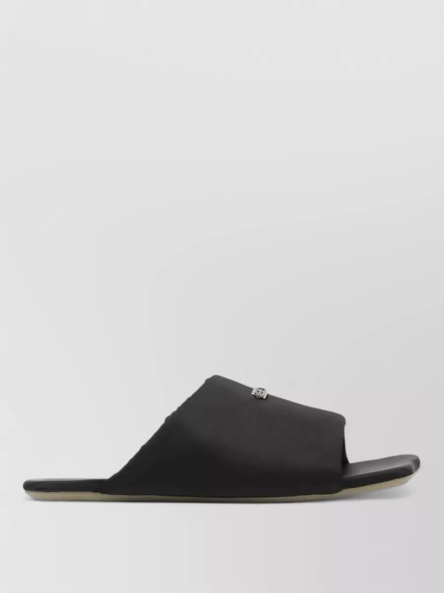 Mm6 Maison Margiela nylon logo-plaque slippers