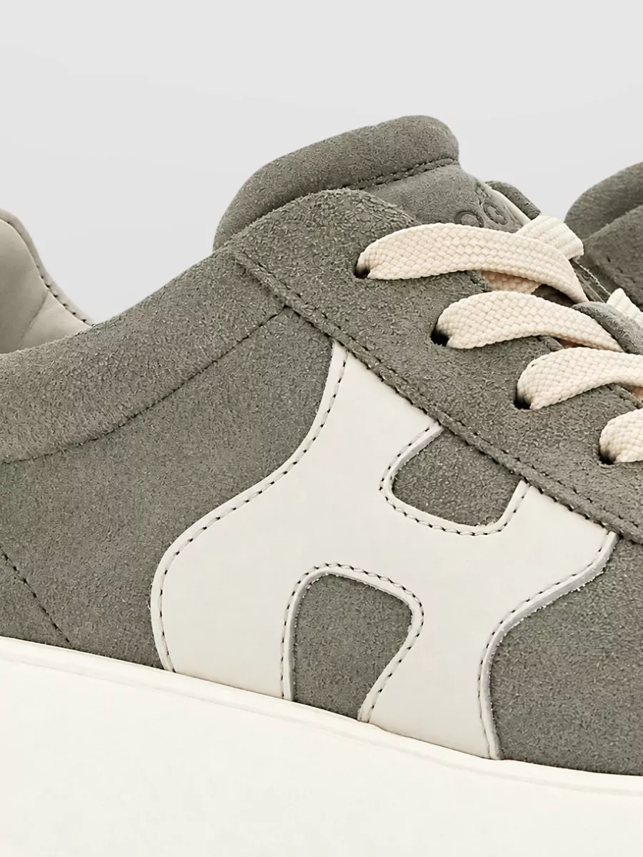 Hogan Leather Lace Up Shoes