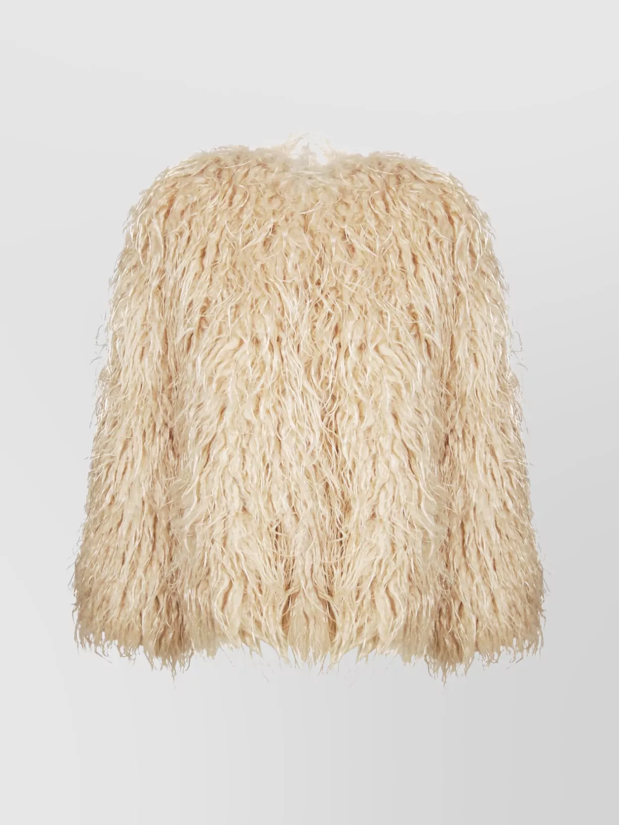 Forte Forte Faux Fur Mongolia Eco Jacket In Nude