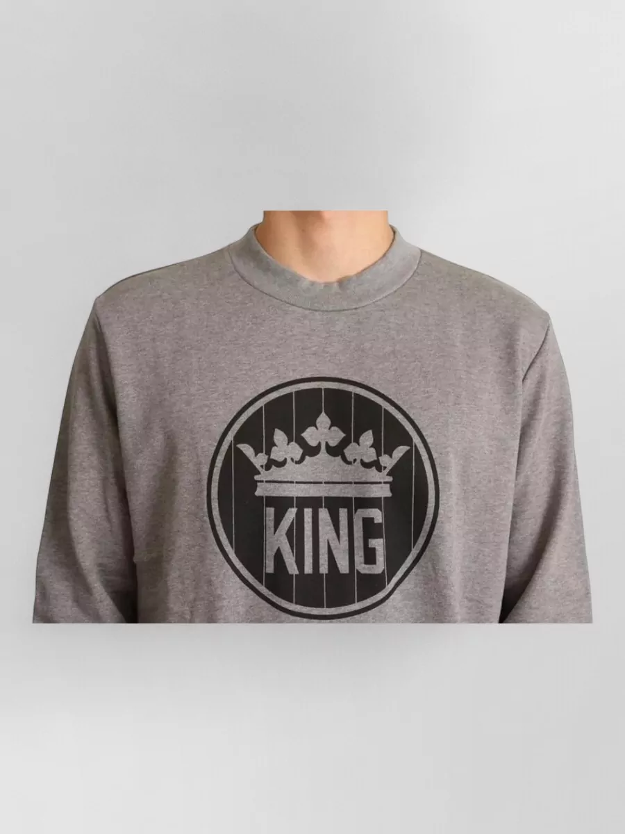 Dolce&Gabbana Cotton Graphic Sweatshirt