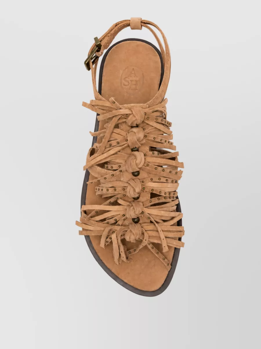 Ash Leather Sandals