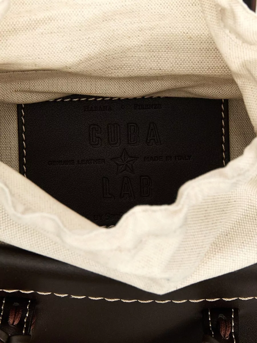 Cuba Lab Leather Bucket Bag