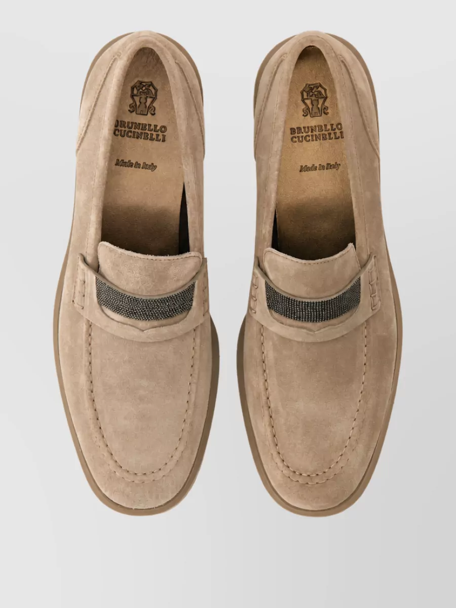 Brunello Cucinelli Leather Loafers