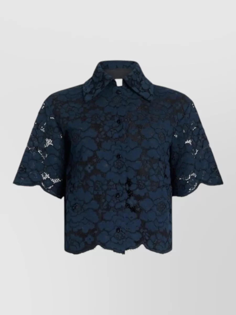 Patou short-sleeve blouse