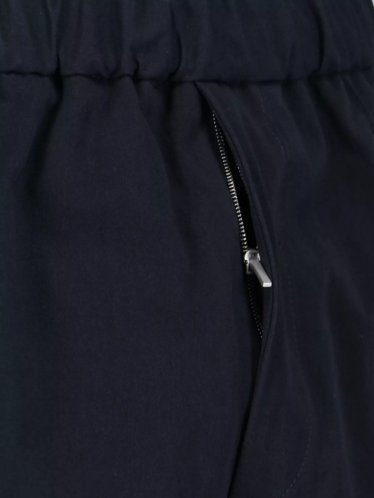 Jil Sander Straight Trousers With Elastic Waistband And Side Pockets