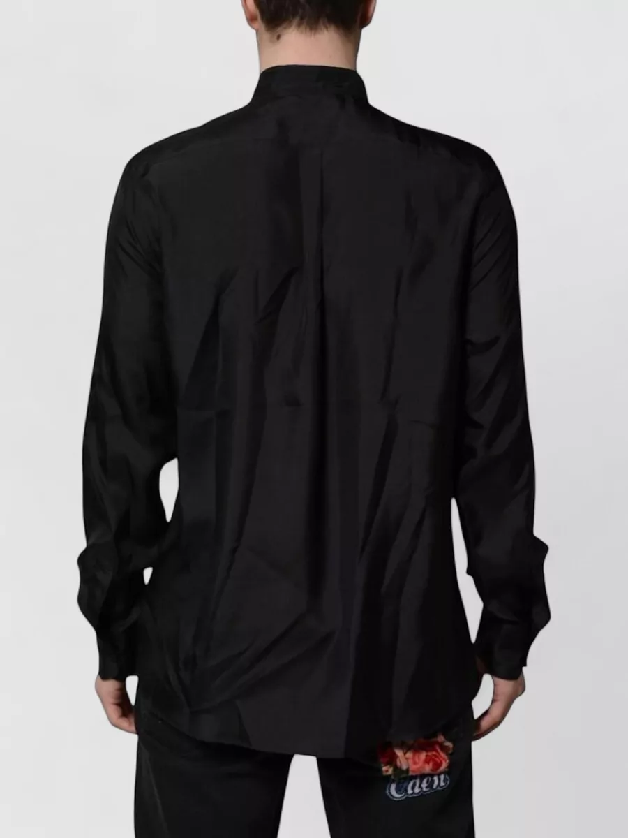 Dolce&Gabbana Silk Long-Sleeve Dress Shirt