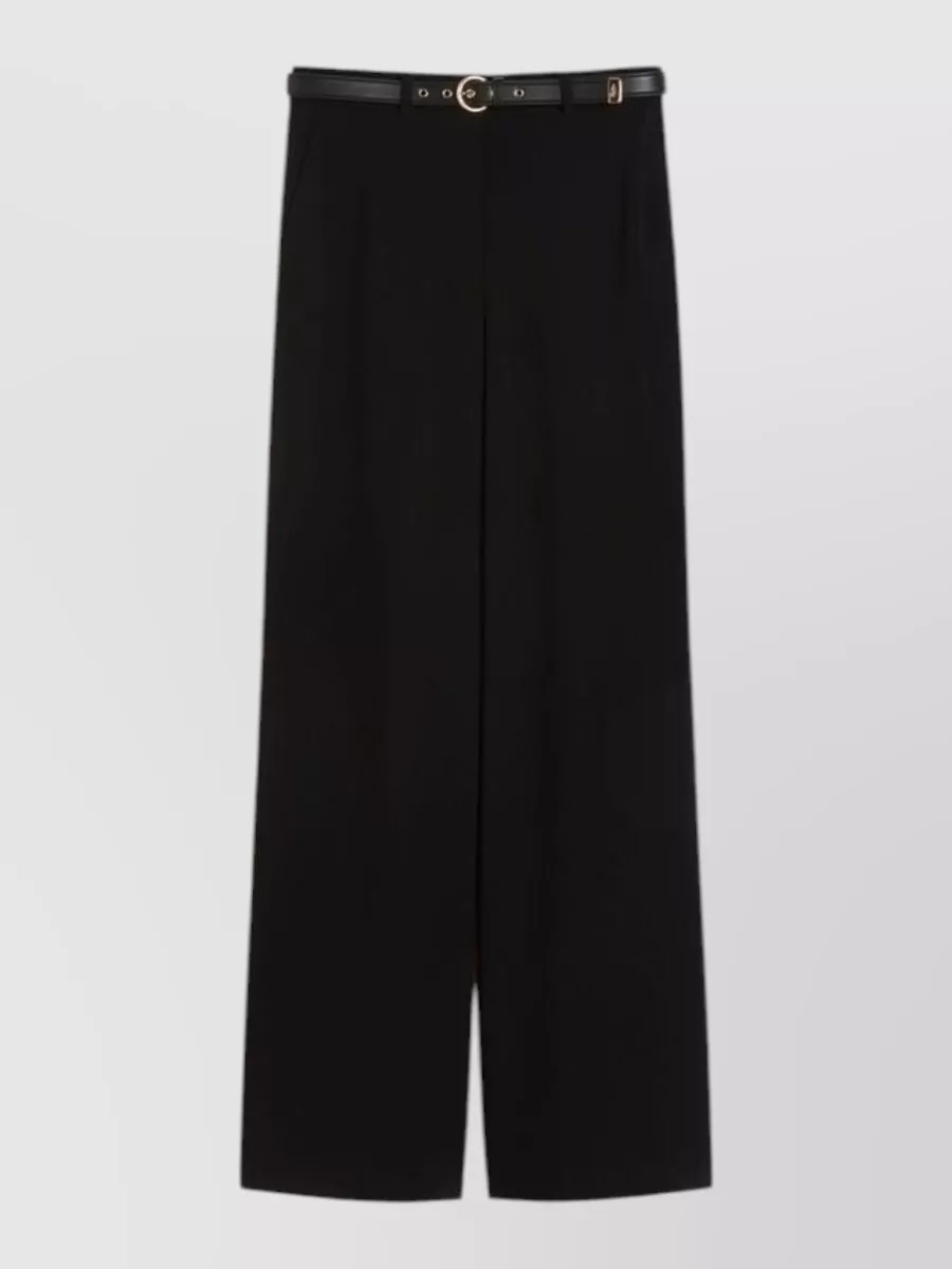 S Max Mara high-rise wide-leg suit trousers