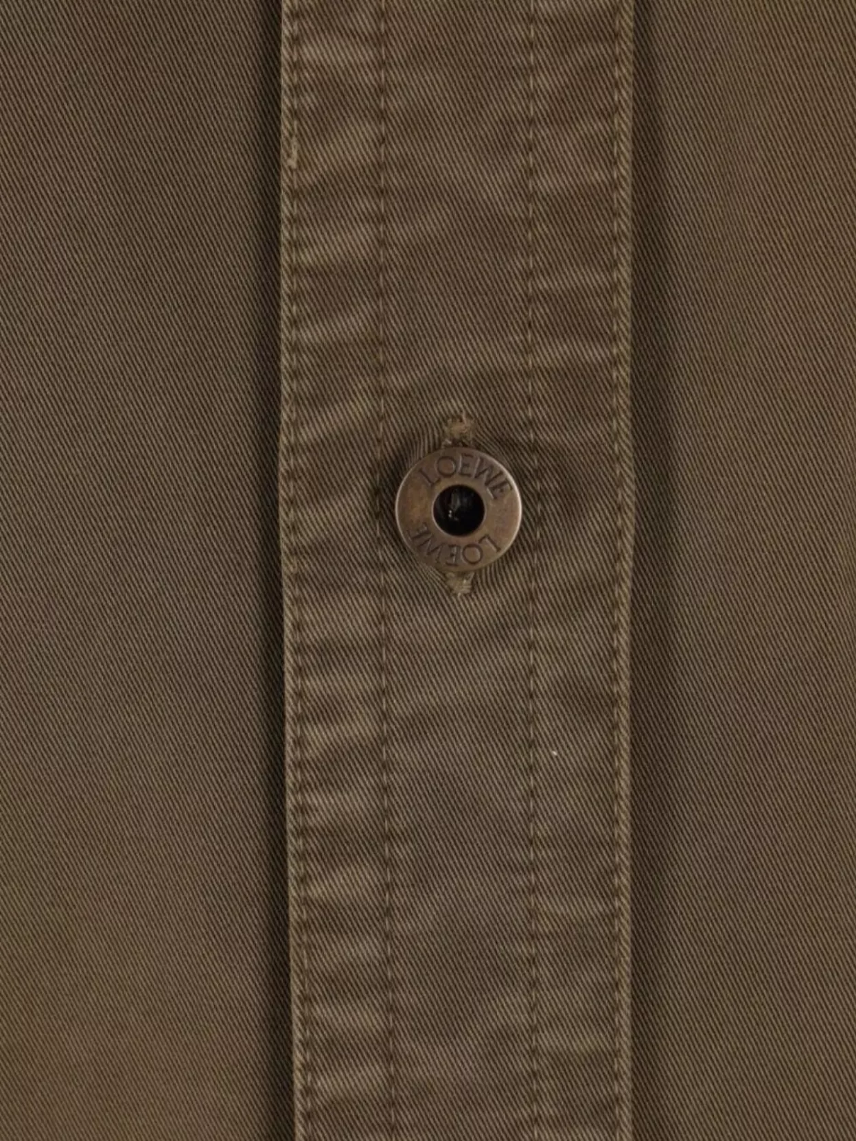 Loewe Medium Cotton Overshirt Chest Pocket
