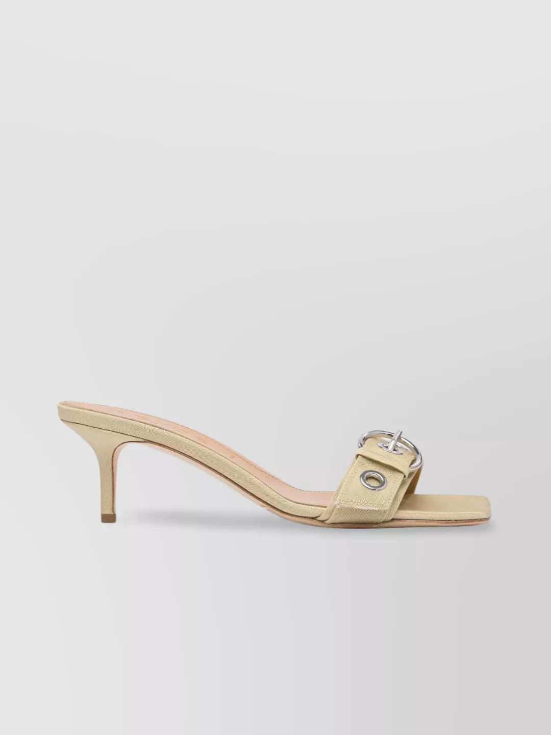 Aeyde Sandals With Buckle Detail And Kitten Heel