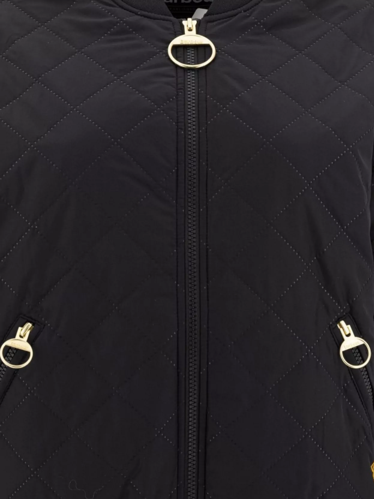 Barbour Quilted Jackets With Elasticated Hem And Side Zip Pockets