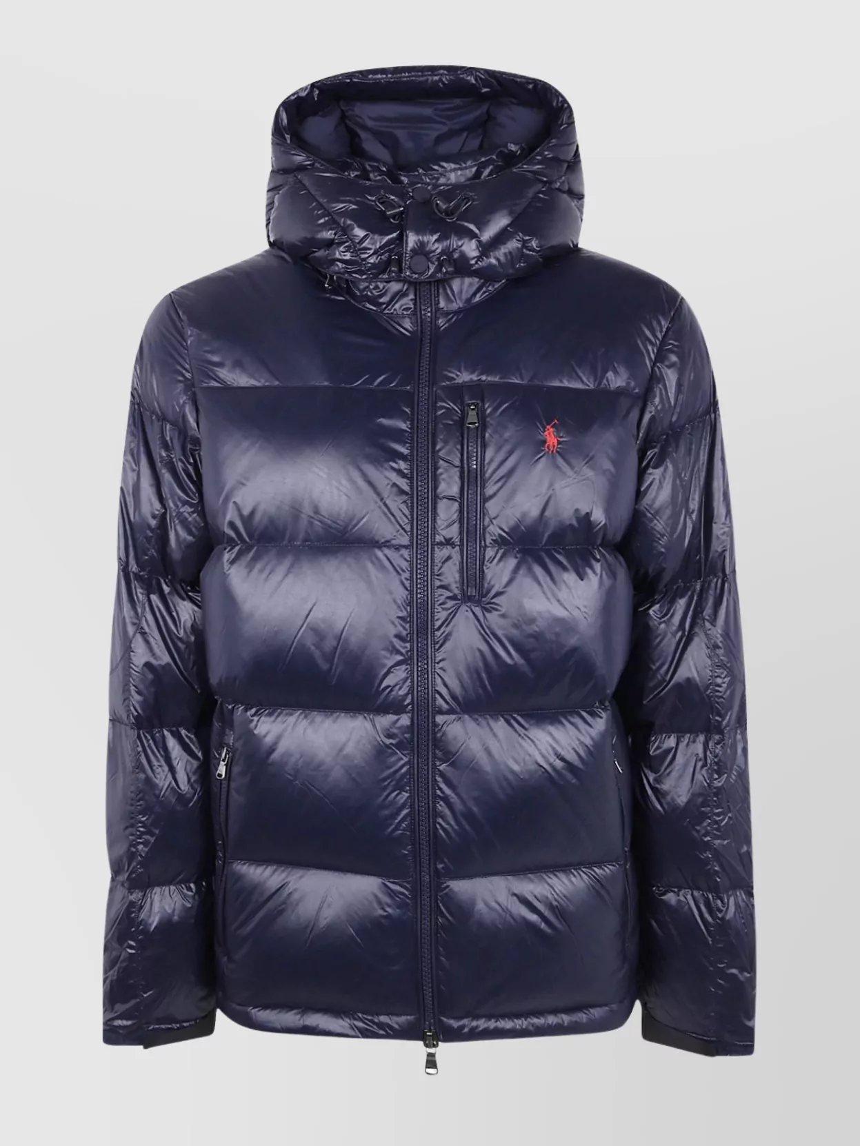 Polo Ralph Lauren Hooded Quilted Bomber Jacket Pockets