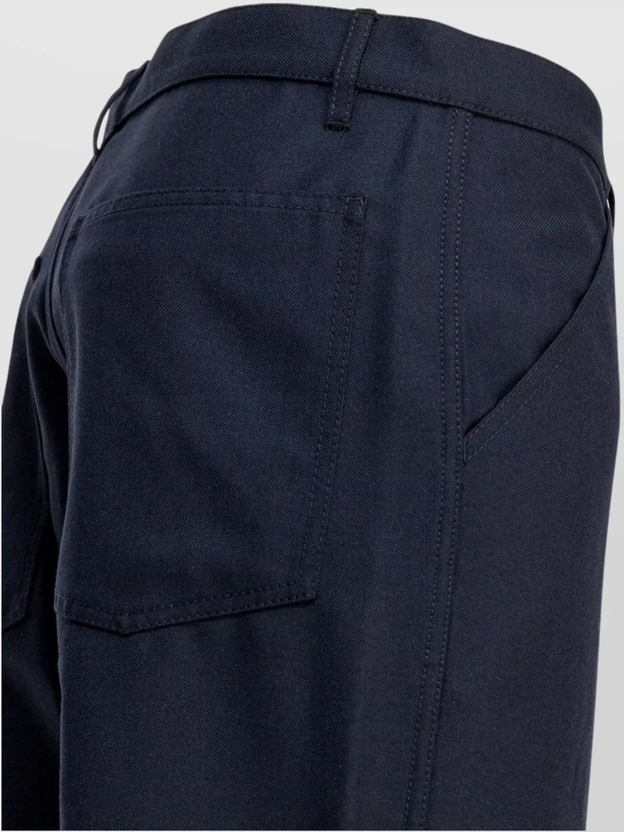 Comme Des Garçons Tailored Trousers With Belt Loops And Pockets