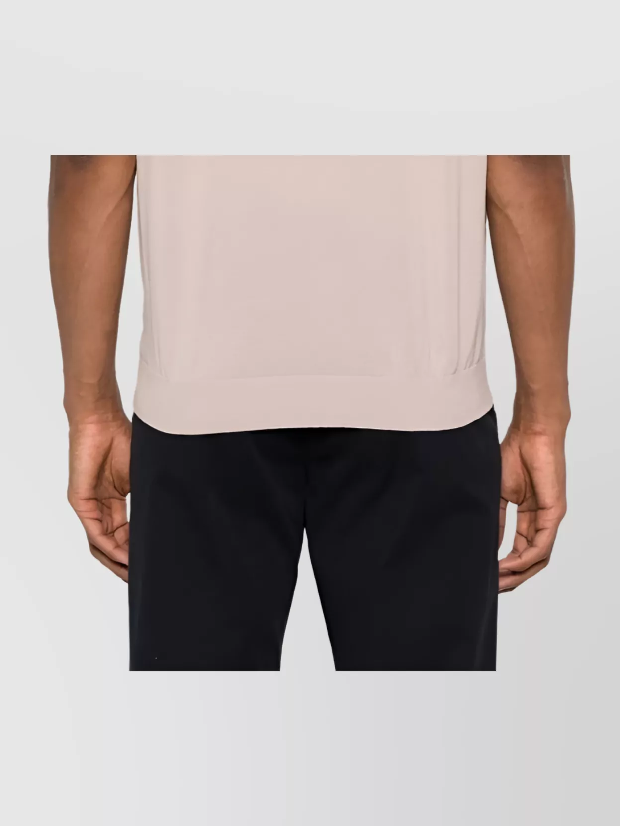 Drumohr V-Neck Ribbed Hem Sweater