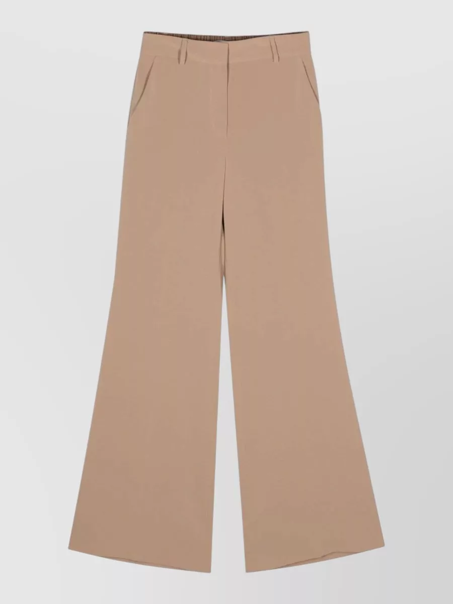 Alberto Biani crepe wide-leg trousers