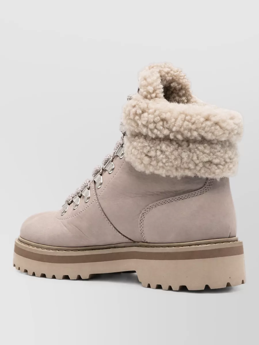 Woolrich Leather Lace-Up Boots